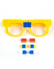 Tumama Nowe Okulary Bloki płyta Fundamentowa Kompatybilny z Legoed Minecrafted DIY Zabawki Edukacyjne Śmieszne Okulary Ramki Ceg