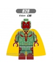 Super Hero Figurki Spiderman Iron Man Kapitan Amerykańskiej Hulk Kompatybilny LEGOINGLYS Klocki Klocki Model Set Dzieci Zabawki