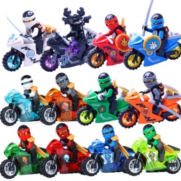 [Nowy] 258A Hot Ninja Motocyklowe Klocki Klocki zabawki Kompatybilne legoINGly Ninjagoed Ninja dla dzieci prezenty