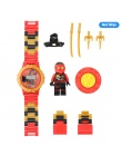 Super Hero Zegarek klocki Ninjagoed Marveling Avengers Figurki Klocki Zabawki Kompatybilny z Legoed Minecrafted Bloku Zegarek