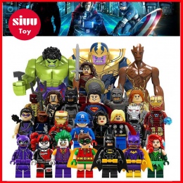 HOT Avengers 3 Nieskończoność Wojny Building Blocks Zabawki Figurki Legoing Marvel Thanos Iron Man Corvus Glaive Capation Ameryk