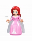 Figurka Księżniczka Książę Anna Elsa Syrenka Kopciuszek Roszpunka Belle Merida Maleficent Figurki Zabawki dla Dzieci Legoings