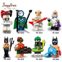 Joyyifor 2018 Nowej Partii Kompatybilny LegoINGlys NinjagoINGly Joker Harley Quinn Bat man Robin Dr. Hugo Najlepszy Prezent Dla 