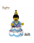 Joyyifor Dużo Kompatybilny LegoINGlys NinjagoINGly Najlepszy Prezent Do Childrenthe Szczęśliwy urodziny seryjny ciasto flower pa