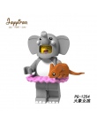 Joyyifor Dużo Kompatybilny LegoINGlys NinjagoINGly Najlepszy Prezent Dla Dzieci Szczęśliwy zwierząt serial kot Słoń dziewczyna c