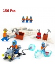 592 Sztuk Serii Podmorski Poszukiwania Kompatybilny Legoed Miasta Figury Oświecić BricksToys Dla Dzieci chłopca Prezent Urodzino