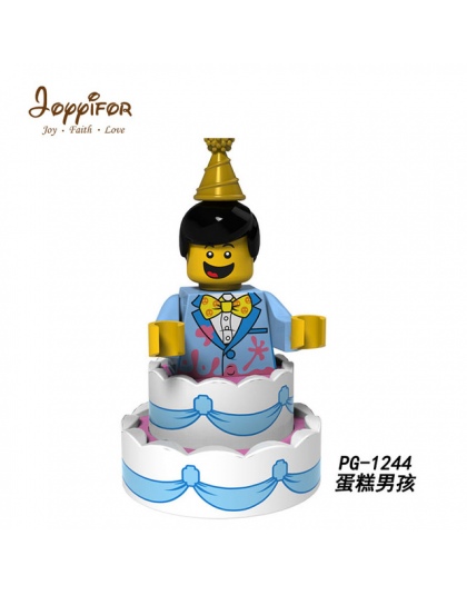 Joyyifor Wysyłka Superhero DIY Bloki Ninjagoes Bloki Kompatybilny Z Legoingly Szczęśliwy urodziny seryjny ciasto flower party gi