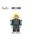 Joyyifor Imperial DC MARVEL HERO Kolekcjonerska Klocki Kompatybilny z Legoingly Wojskowy Żołnierzy Hawkeye Wdowa Corvus Gl