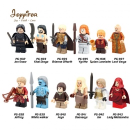 Joyyifor Imperial Game of Thrones Johe śnieg Joffrey Kolekcjonerska Klocki Kompatybilny z Legoingly Wojskowy Żołnierzy