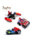 Supre Joyyifor Hero 3 rodzajów Przekształcić Samochód Spidercar Piekło ogromne Pająk serii Building Blocks Zabawki Najlepszy Pre