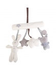 Twórczy Niemowlęta Cradle Rabbit niemowląt fotelik pluszowe zabawki Ręcznie Dzwon muzyki wiszące łóżko Wielofunkcyjne Zabawki Pl