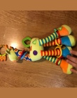 Pluszowe Niemowlę Dziecko Rozwoju Miękki Żyrafa Zwierząt Handbells Grzechotki Uchwyt Zabawki Hot Sprzedaży Z Gryzak Dla Niemowlą