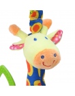 Pluszowe Niemowlę Dziecko Rozwoju Miękki Żyrafa Zwierząt Handbells Grzechotki Uchwyt Zabawki Hot Sprzedaży Z Gryzak Dla Niemowlą