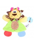 Newborn Baby Cute Zabawki Dla Dzieci Cartoon Zwierząt Bells Ręczne Grzechotki Zabawki Playmate Plush Doll Gryzak Zabawki dla Dzi