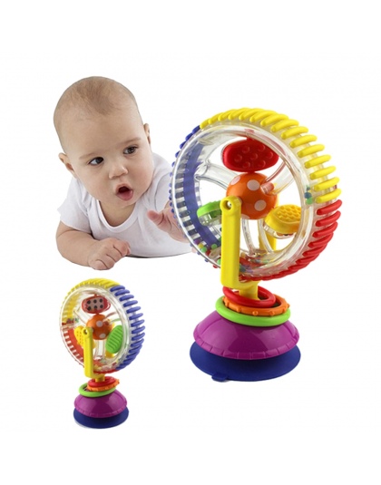 Baby Grzechotka Zabawki Tricolor multi-touch Obracanie Ferris Wheel Frajerów Zabawki Kreatywne Zabawki Edukacyjne Dla Niemowląt 