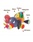 Zabawki edukacyjne Dla Niemowląt 0-12 Miesięcy Cartoon Pluszowy Słoń Oyuncak Brinquedos Para Bebe Niemowląt Grzechotki Zabawki D
