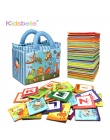 Dziecko Wczesnego Uczenia Zabawki Dla Dzieci 26 sztuk Alfabet & Letters Montessori Miękkie Karty Dla Małych Dzieci Aktywności Dz
