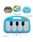 Mini Tudou Dziecko Gra Mata Dzieci Dywan Edukacyjne Puzzle Dywan Z Klawiatury Fortepianu I Cute Animal Playmat Baby Siłowni