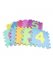10 sztuk/zestaw Pianki EVA Dla Dzieci Puzzle Playmats Podłogi Maluch Dziecko Dywan Maty Miękkie Dywan Podłogowe Dziecko Indeksow
