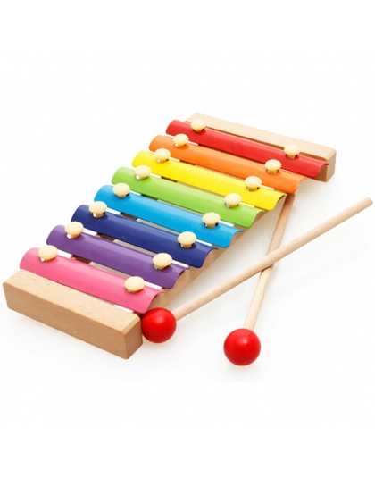 Nauka Edukacja Śliczne 8-Note Ksylofon Przedszkola Malucha Zabawki Instrumenty muzyczne Dla Dzieci 8 Tone