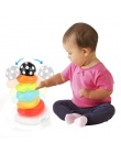 Dziecko Grzyb Tęczowa Wieża Pale Muzyka Bloki dzieci Kolorowe Suszarka Stacking Pierścień Wieża Edukacyjne Dla Dzieci Plastikowe