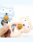 1 pc Silikon Gryzaki zabawki Szop Dziecko Pierścień Gryzak Bpa Silikonu Chew Charms Dziecka Ząbkowanie Zęby Prezent Zabawki nowy