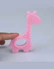 Niemowląt Żyrafa Kształt Gryzak Silikonowy Ząbkowanie Zabawki dla Dziecka Urodzenia-24 Miesięcy Kawaii Dzieci Miękkie Żucia Pier
