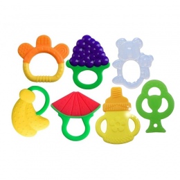 Dziecko Ząbkowanie Zabawki Miękkie Silikonowe Owocowe Gryzaki Dla Niemowląt Lodówka Można Myć W Zmywarce BPA Bezpłatny Dla Chłop