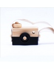 Śliczne Drewniane Kamera Dziecko Dzieci Wiszące Camera Fotografia Prop Dekoracji Zabawki Edukacyjne Dla Dzieci Urodziny Boże Nar