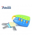 Yobee Muzyczne Puzzle Car Key Toy Kolorowe Flash Muzyka Inteligentny Zdalny Kilka Samochodów Głosy Udawaj Zagraj Zabawki Dla Dzi
