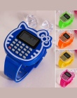 Wielofunkcyjne Zabawki Zegarek Dziecko Dzieci Zegarek Data Miesiąc Czasu Wyświetlacz Podwójny Kalkulator Elektryczne Figurki Zab