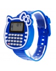 Wielofunkcyjne Zabawki Zegarek Dziecko Dzieci Zegarek Data Miesiąc Czasu Wyświetlacz Podwójny Kalkulator Elektryczne Figurki Zab