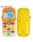 Abbyfrank Mini Słodkie Elektroniczna Zabawka Telefon Telefon Muzyczny Zabawki Edukacji Dla Dzieci Kreskówki Telefon komórkowy Te
