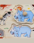Dziecko Zabawki Montessori drewniane Puzzle/Ręcznie Grab Board Zestaw Edukacyjne Drewniane Zabawki Cartoon Pojazdu/Marine Zwierz