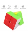 D-FantiX Cyclone Chłopcy 2x2 Prędkość Cube Stickerless Magia Cube Puzzle Zabawki 50mm