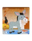 Gorąca Sprzedaż 20 kromka puzzle zwierzęta i dinozaury mały kawałek puzzle zabawki dla dzieci drewniane puzzle zabawki edukacyjn