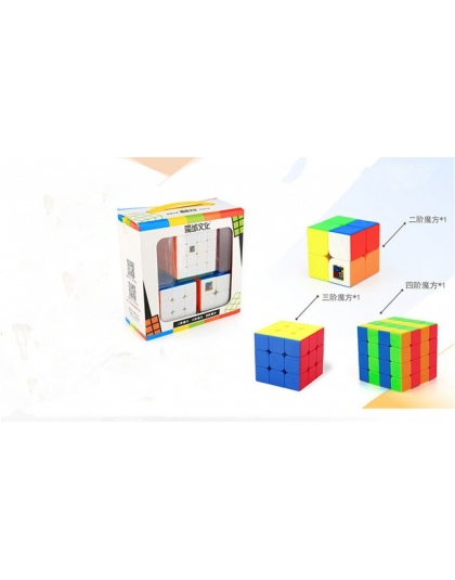 Moyu Cube Bundle 2x2 3x3 4x4 5x5 Prędkość Cube Zestaw Mofang Jiaoshi magiczna Kostka MF2S MF3S MF4S MF5S Paczka Puzzle Toy Preze