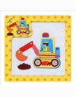Cartoon Drewniane zabawki Magnetyczne Puzzle Edukacyjne Rozwojowa Zabawka Dla Dzieci Dzieci 3D Magnetyczne Puzzle Drewniane Zaba