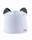 Jesień Zimowe damskie Czapki Cat Hat Panie Ciepły Aksamit Skullies Czapka Z Migającym Rhinestone Ucha Klapy Dziewczyny Śliczne M