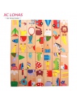 28 sztuk/zestaw Zwierząt Kolorowe Domino Drewniane Puzzle Montessori Zabawki Edukacyjne Dla Dzieci Słodkie Urodziny Prezenty Śmi