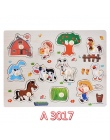 30 cm Kid Wczesne edukacyjne zabawki dla niemowląt rąk chwyć drewniane puzzle zabawki alfabet i cyfrowy nauka edukacja drewno dz