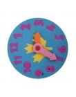1 sztuka Dzieci DIY Eva Zegar Nauka Edukacja Zabawki Zabawy Puzzle Gry dla Dzieci 3-6 Lat losowy Kolor