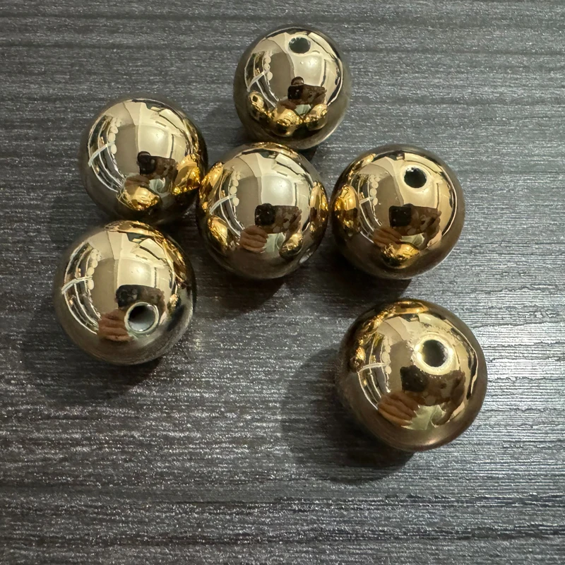 Akrylowe koraliki chunky UV do biżuterii DIY Jasny