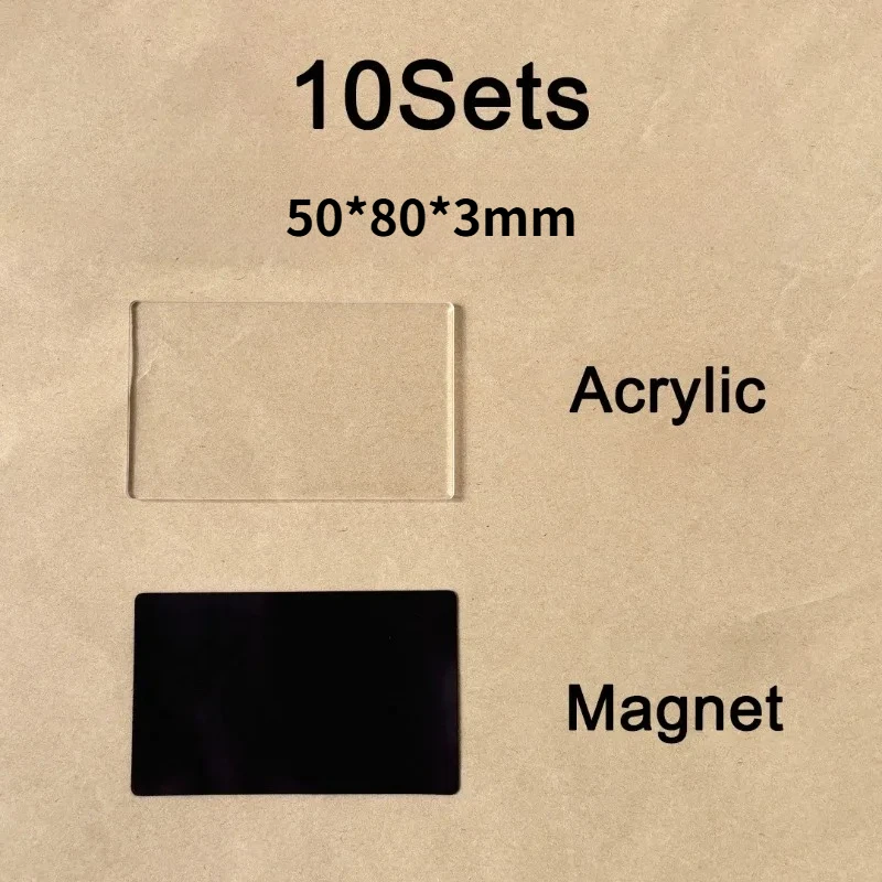 Akrylowe magnesy na lodówkę DIY – zestaw do dekoracji Zielony