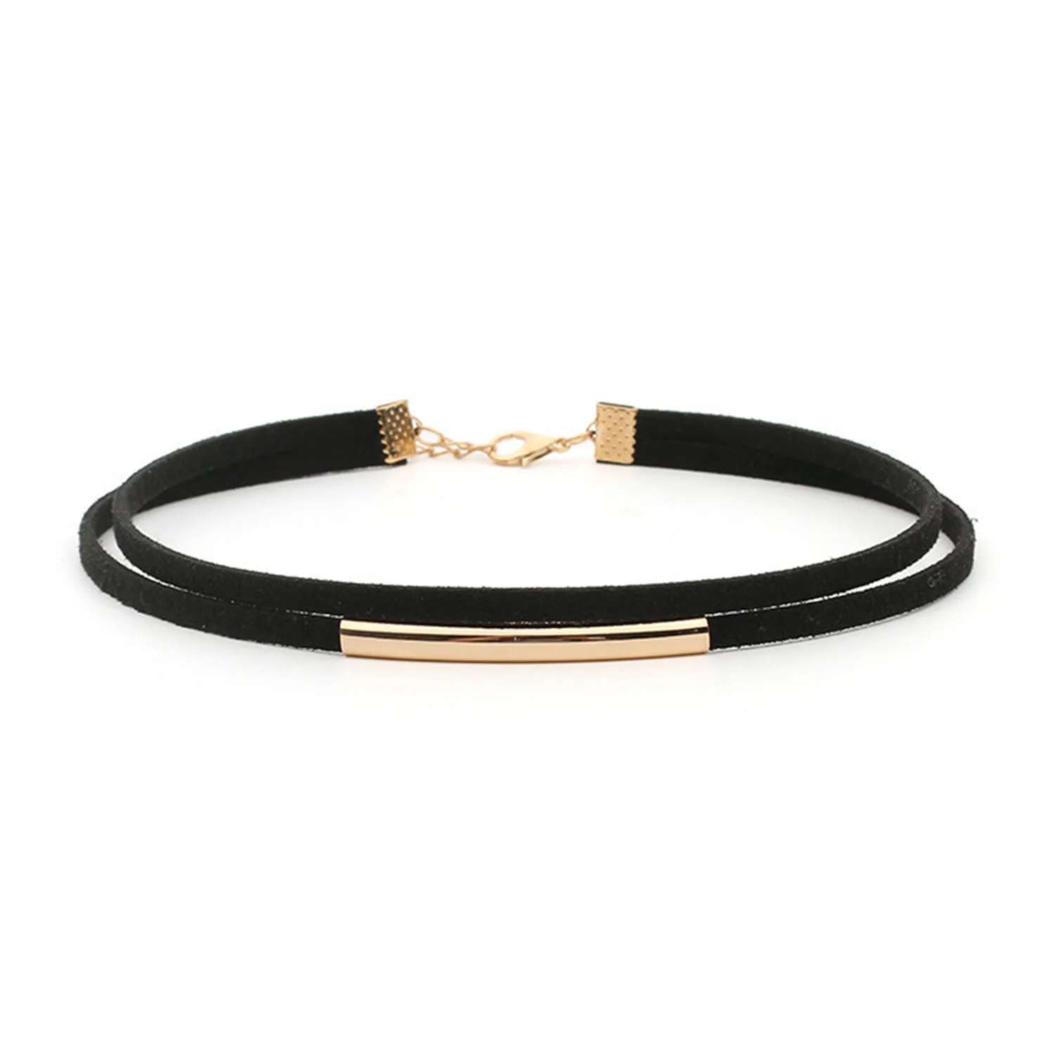 Aksamitny choker w stylu gotyckim dla kobiet B1