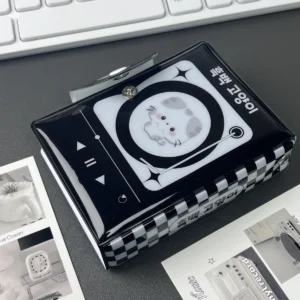 Album na karty fotograficzne K-POP z kotkiem Czarny