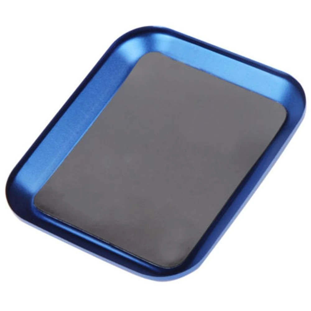 Aluminiowa tacka magnetyczna na śrubki do modeli RC Niebieski