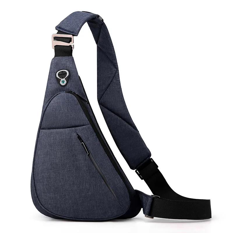 Antykradzieżowa torba na ramię typu sling crossbody Niebieski