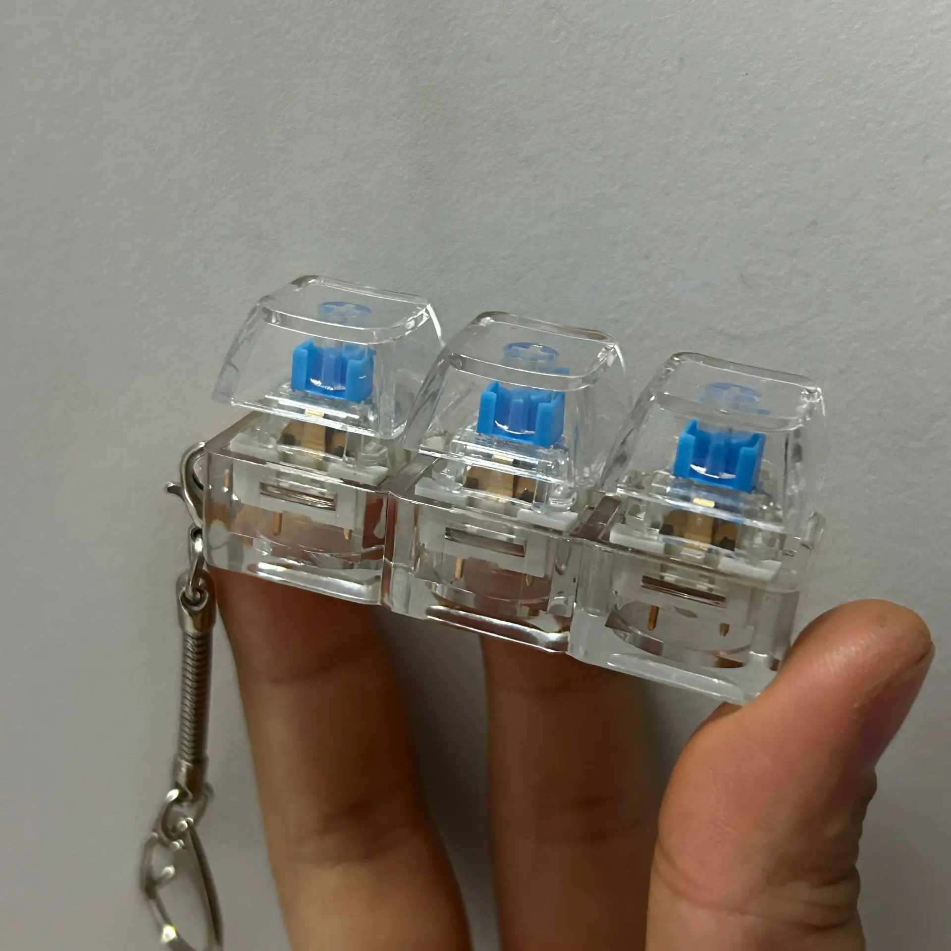 Antystresowa klawiatura fidget z klawiszami Fioletowy