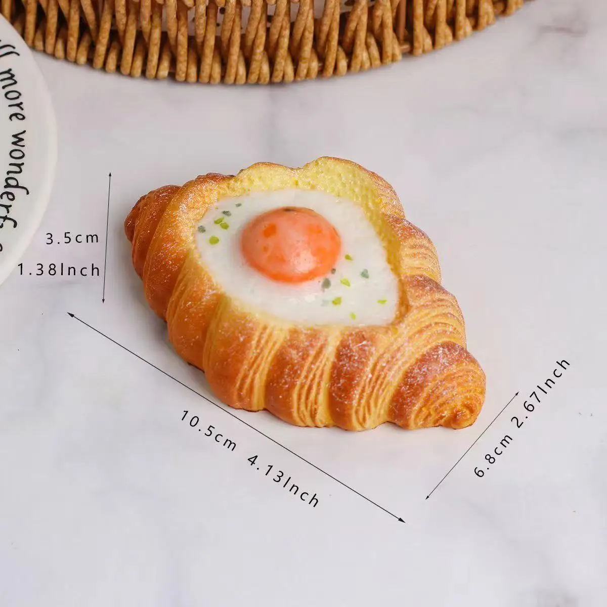 Antystresowa zabawka squishy toast powoli powracająca do kształtu Głęboki szafir